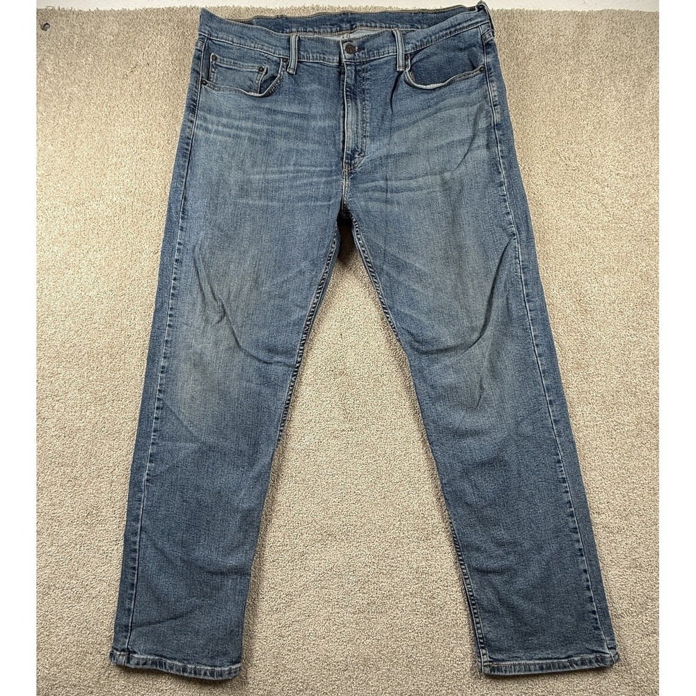 Levi's 505 Regular Fit Jeans Mens 40X32 Blue Denim Dark Wash Straight